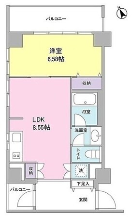 セントラル白楽の物件間取画像